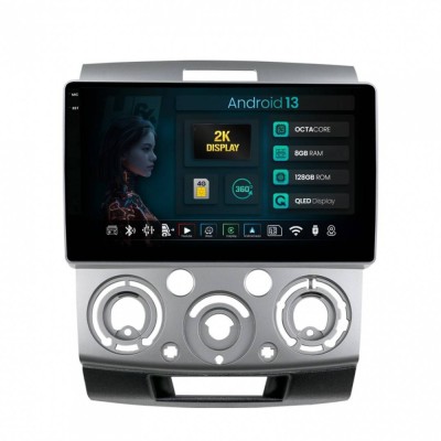 Navigatie 2K Ford Ranger Mazda BT50 (2007-2012) 8GB RAM Android 13 Octacore Slot Sim 4G DSP GPS Wi-FI Carplay Android Auto USB Bluetooth Waze Touchscr foto