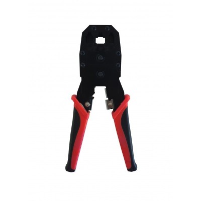 Cleste De Sertizat Mufe UTP Internet 4P , 6P , 8P Profesional , Rosu foto