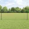 VidaXL &Icirc;ngrădire cu st&acirc;lpi Gri 0.5 x 25 m Oțel