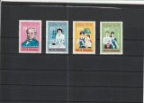 ROMANIA 1976 LP 912 CENTENARUL CRUCII ROSII SERIE MNH NESTAMPILATA, Nestampilat