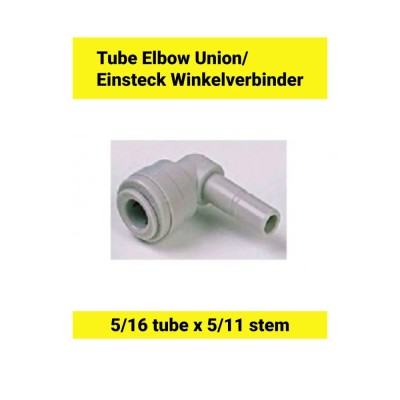 Einsteck Winkelverbinder 5/16tube x 5/16stem foto