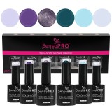 Set 6 Oje Semipermanente SensoPRO Milano 10ml, Dream Baby, Unghii Tehnice/Naturale, Uscare UV/LED, Rezistenta 4 Saptamani