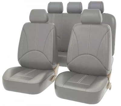 Set 11 huse scaun auto UNIVERSALE din piele ecologica GRI, AVX-AG338G AVX-AG338G foto