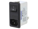 Conector Alimentare AC Soclu Tată 4A 250VAC IEC 60320