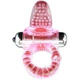BAILE - SWEET ABS 10 RHYTHMS RING PINK VIBRATOR PENIS RING, BAILE FOR HIM