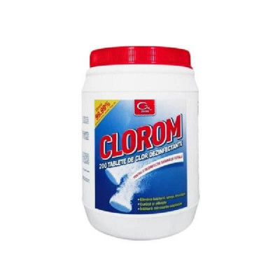 Dezinfectant Clorom 200 tablete efervescente foto