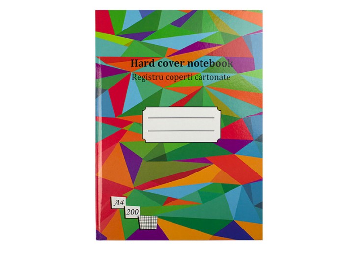 Registru A4, 200 file, diverse culori