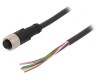 Cablu de Conectare M12 PIN 8 Drept 5m Mufă 30VAC 4A