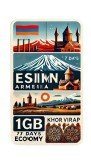 Esim Armenia 1GB 7Days Economy