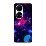 Husa compatibila cu Huawei Nova Y70 model Space Life, Silicon, TPU, Viceversa, Transparent, Carcasa