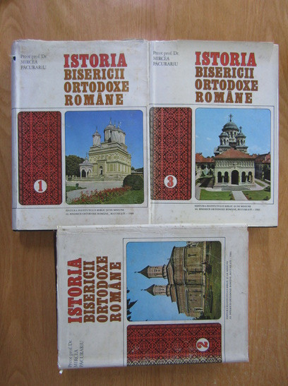 Mircea Pacurariu - Istoria bisericii ortodoxe romane (3 volume, impecabile)