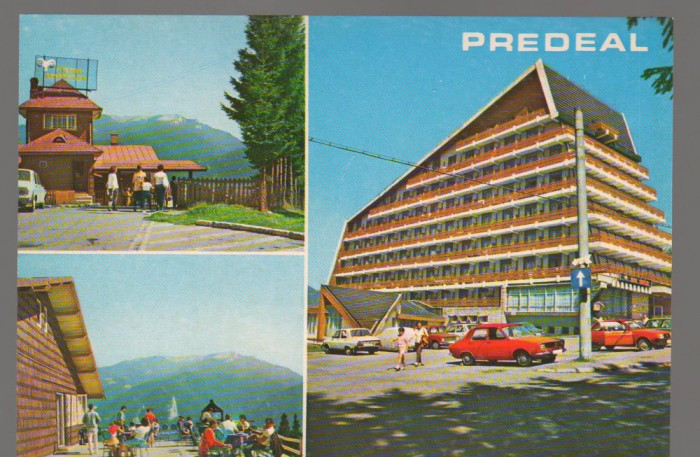 CPIB 17272 CARTE POSTALA - PREDEAL. COLIBA CIOBANULUI, MASIVUL PIATRA MARE, AUTO