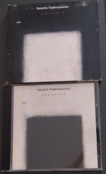 CD ORIGINAL ECM RECORDS: VASSILIS TSABROPOULOS - AKROASIS (PIANO SOLO) [2003 / ECM 1737]