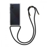 Cumpara ieftin Husa pentru Samsung Galaxy A71, Silicon, Negru, 51427.01