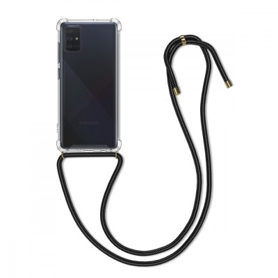Husa pentru Samsung Galaxy A71, Silicon, Negru, 51427.01 foto