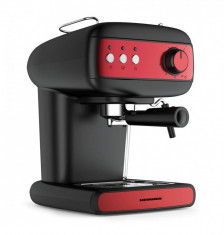 Espressor cafea Heinner HEM-1100BKRD 850W 1.2 litri 15 bar Negru / Rosu foto