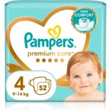 Pampers Premium Care Size 4 scutece de unică folosință 9-14 kg 52 buc