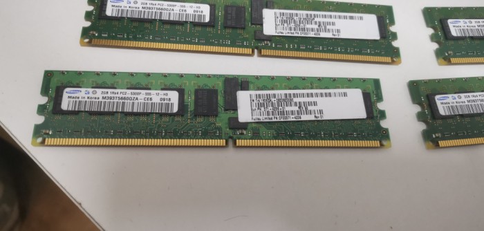 Ram Server Samsung 2GB DDR2 PC2-5300P M393T5660QZA-CE6 #ROB