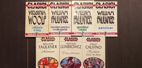 PACHET CLASICI AI LITERATURII MODERNE - 7 VOLUME - EDITURA UNIVERS