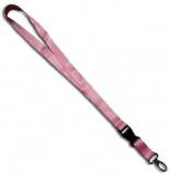Breloc chei tip snur detasabil textil lungime 50.5 cm roz