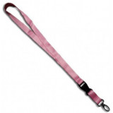 Breloc chei tip snur detasabil textil lungime 50.5 cm roz