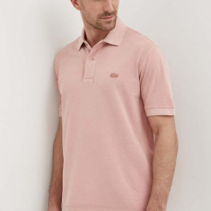 Lacoste polo de bumbac culoarea gri, neted, PH3450 S0I