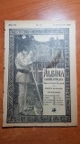 revista albina 21 septembrie 1908 + supliment -articol si foto predeal si sinaia