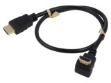 Cablu HDCP 2.2,HDMI 2.0 HDMI mufă,HDMI mufă 90&deg; PVC 0,5m