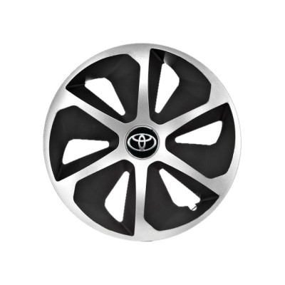 Set 4 capace roti Roco Gri-Negru R14 Compatibil Cu Toyota foto