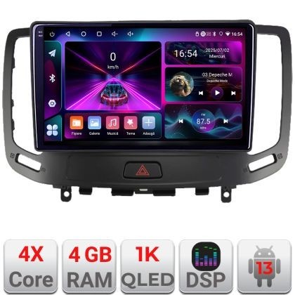 Navigatie Infiniti G35 G37 2006-2013 Android radio gps internet 4+64 InCell Display 1K KIT-G25+EDT-E209-RK CarStore Technology