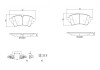 BREMBO P 85 186 PRIME LINE set placute frana,frana disc