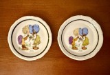 2 FARFURIOARE DIN PORTELAN REUTTER PORZELLAN- CU SEMNATURA SARAH KAY- VALENTINE D10CM