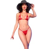 Chilirose Summer-CR-4840 Micro Bikini din Tul cu Strasuri