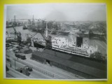 HOPCT 538 G FOTOGRAFIE VECHE-D= 18 / 13 CM-ACTIVITATE IN PORTUL NANTES -VAPOR/NAVIGATIE -FOTO AGENTIA NEW YORK TIMES PHOTOS 1947