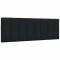 vidaXL Pernă pentru tăblie de pat, negru, 120 cm, material textil