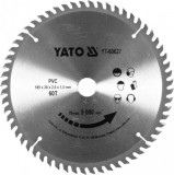 Disc fierastrau circular YATO vidia pentru PVC 185x20x60 dinti