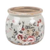 Ghiveci flori ceramica multicolora &Oslash; 12x10 cm
