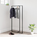 Suport haine Hurdal 160x80x32cm negru [en.casa] HausGarden Leisure, [en.casa]