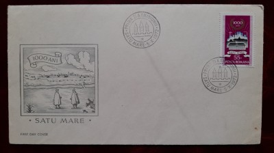 1972-Lp808-1000 ani Satu Mare-FDC foto