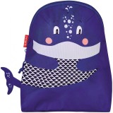 Rucsac de gradinita Animal, dimensiune 29 x 23 x 5 cm, motiv Whale, Herlitz