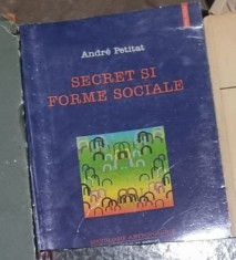 Andre Petitat - Secret si Forme Sociale foto