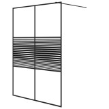Cumpara ieftin Paravan dus walk-in negru 140x195 cm sticla ESG transparenta