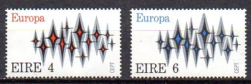 IRLANDA 1972, EUROPA CEPT, serie neuzata, MNH