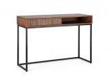 Cumpara ieftin Consola otel negru lemn maro Tadita 110x40x78 cm