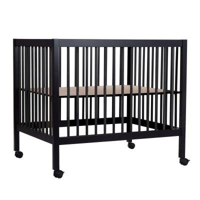 Tarc Childhome 97 cu roti 75x95 cm MDF Negru foto