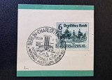 Germania Nazistă / Deutsches Reich 1939 Fragment Poștal "Berlin 1939 - Pionieratul Auto" (6+4 Rpf ) Ștampilat "BERLIN-CHARLOTTENBURG 17.2.39" - CKL2