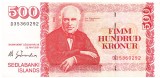 Islanda 500 Kronur 2001 P-58a Seria D35360292