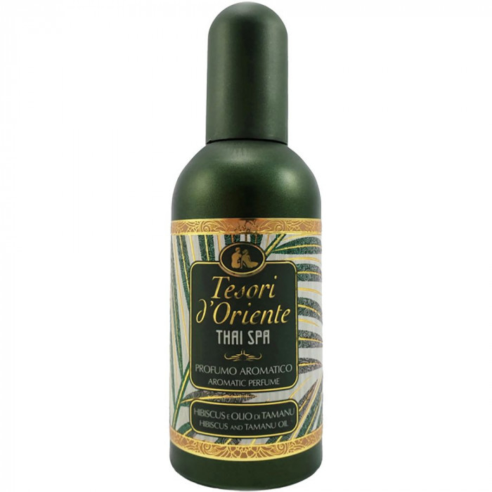 Apa de Toaleta Unisex Tesori d&#039;Oriente Thai Spa, 100 ml, cu Ulei de Hibiscus si Tamanu, Parfumuri Unisex, Parfum Unisex, Apa de Toaleta pentru Barbati