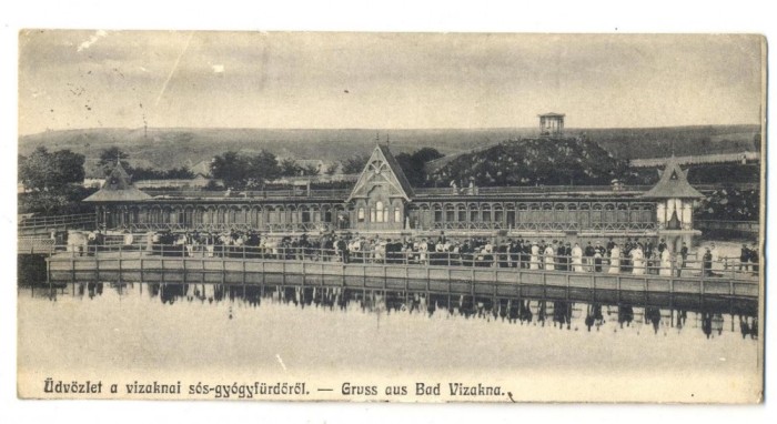 AD 814 C. P. VECHE - GRUSS AUS BAD VIZAKNA - BAILE VIZAKNA-OCNA SIBIULUI 1906?