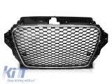 Grila tip RS crom/neagra potrivita pentru Audi A3 2012-2016 Performance AutoTuning